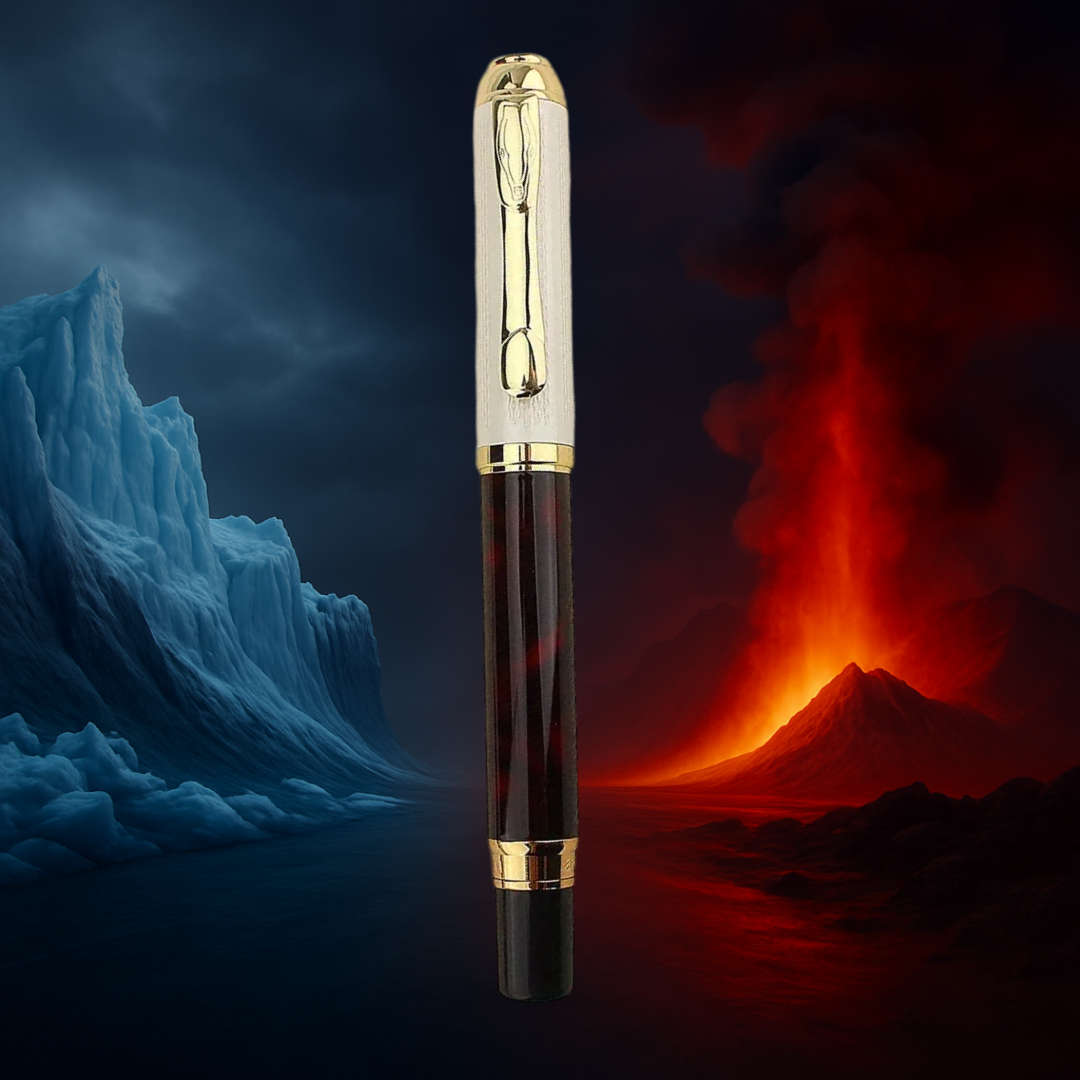 Sapphiria® La Danse du Feu et de la Glace Dolma Kalem – Ateş ve Buzun Dansı